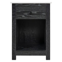 Table d'appoint avec tiroir et étagère, petite table de rangement à 2 niveaux, table de chevet avec tiroir, table d'appoint avec rangement