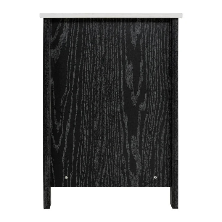 Table d'appoint avec tiroir et étagère, petite table de rangement à 2 niveaux, table de chevet avec tiroir, table d'appoint avec rangement