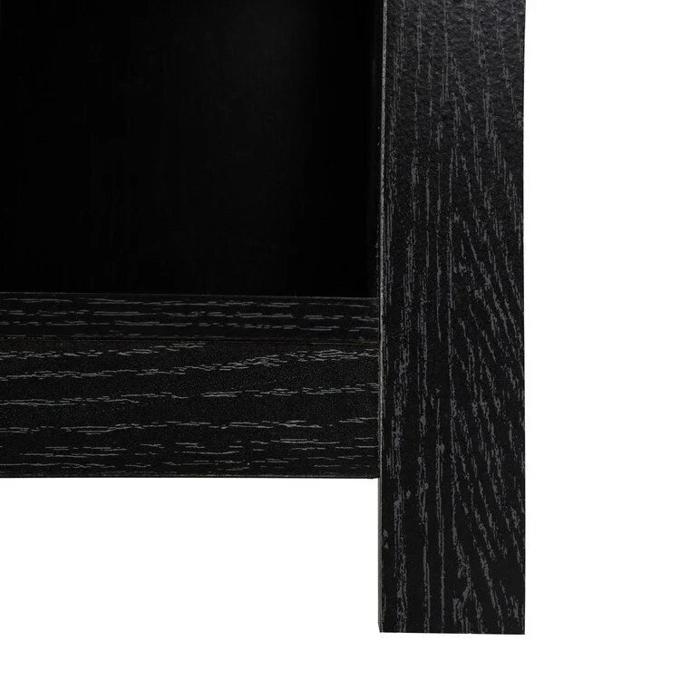 Table d'appoint avec tiroir et étagère, petite table de rangement à 2 niveaux, table de chevet avec tiroir, table d'appoint avec rangement