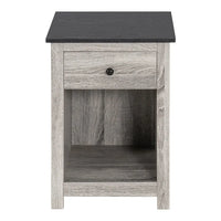Table d'appoint avec tiroir et étagère, petite table de rangement à 2 niveaux, table de chevet avec tiroir, table d'appoint avec rangement