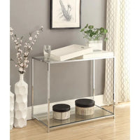 Convenience Concepts Palm Beach Console avec étagère et plateaux amovibles