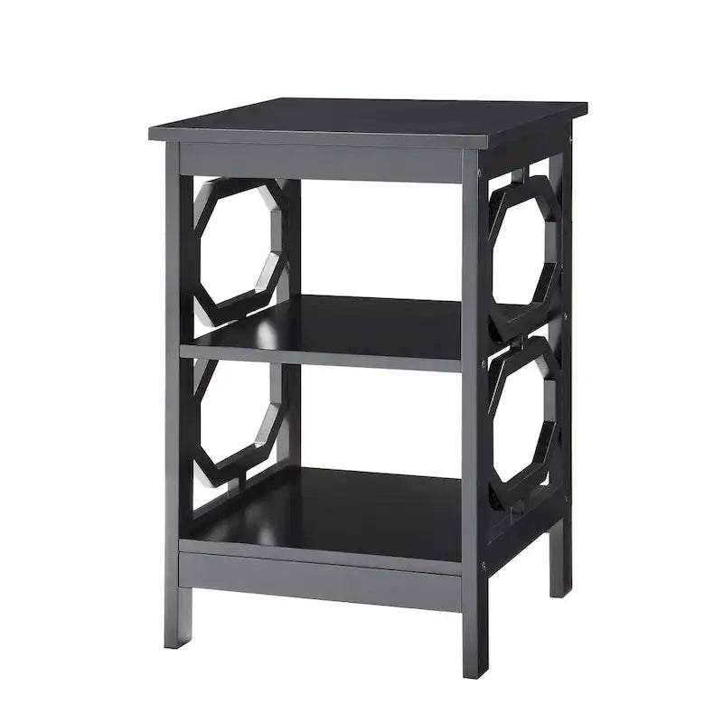 Table d'appoint avec étagères Omega de Convenience Concepts