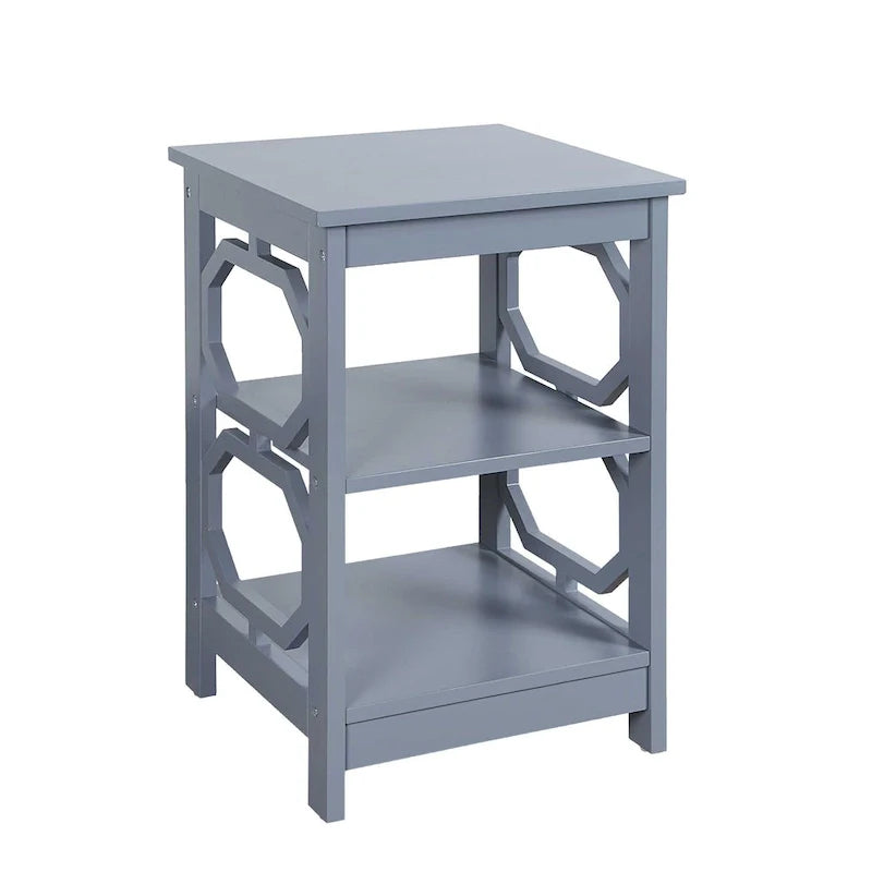 Table d'appoint avec étagères Omega de Convenience Concepts