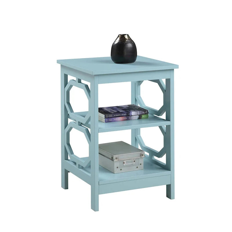 Table d'appoint avec étagères Omega de Convenience Concepts