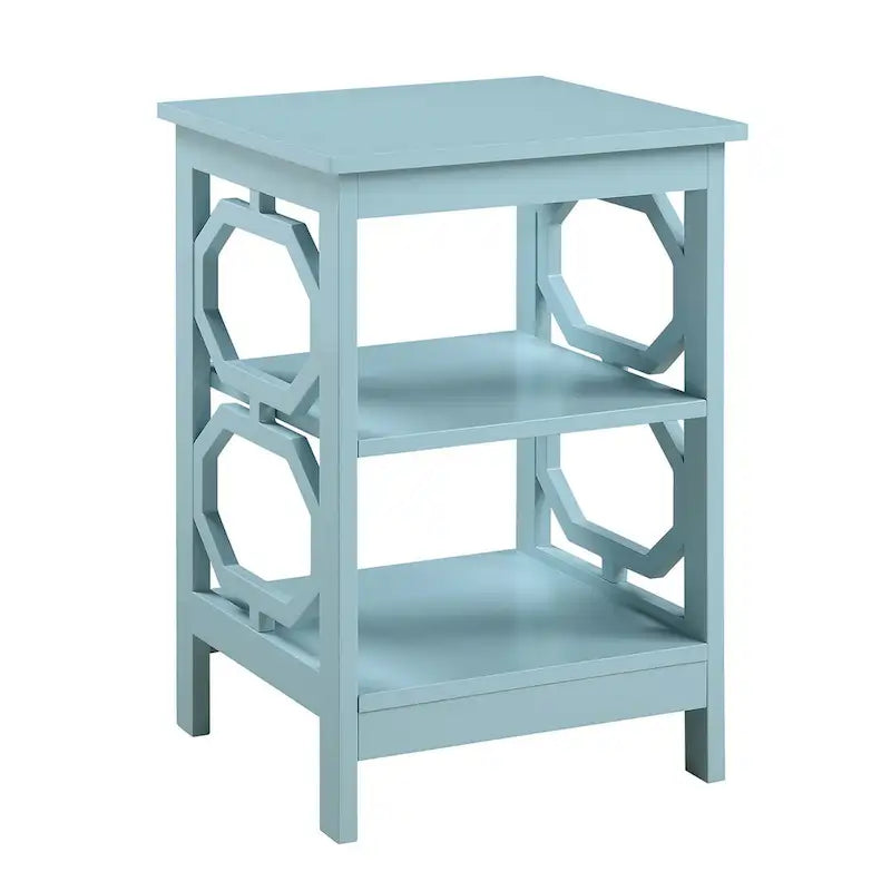 Table d'appoint avec étagères Omega de Convenience Concepts