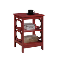 Table d'appoint avec étagères Omega de Convenience Concepts