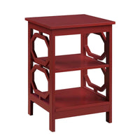 Table d'appoint avec étagères Omega de Convenience Concepts