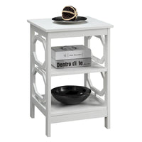 Table d'appoint avec étagères Omega de Convenience Concepts