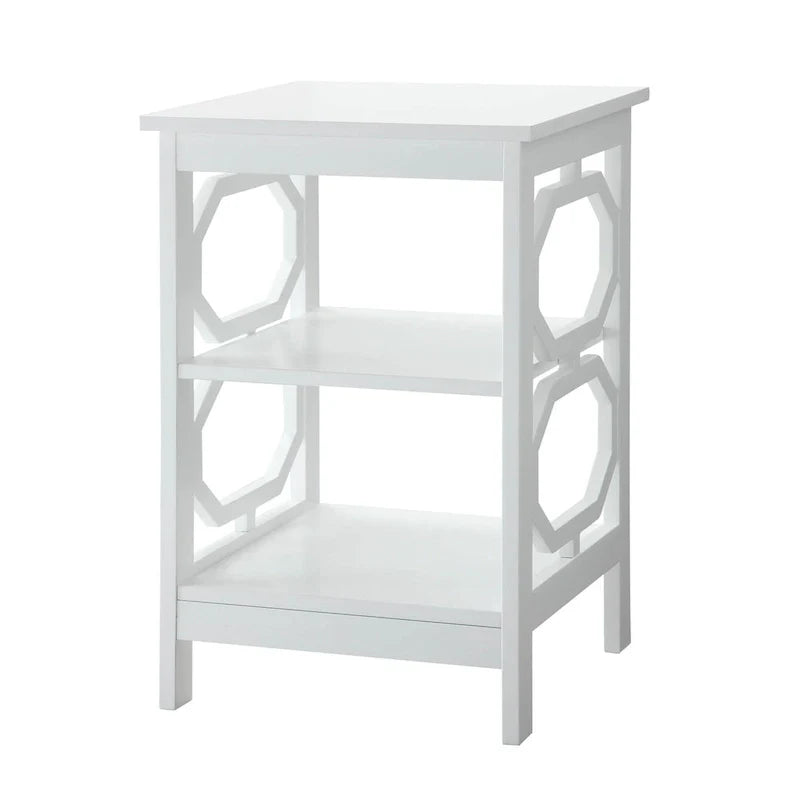 Table d'appoint avec étagères Omega de Convenience Concepts