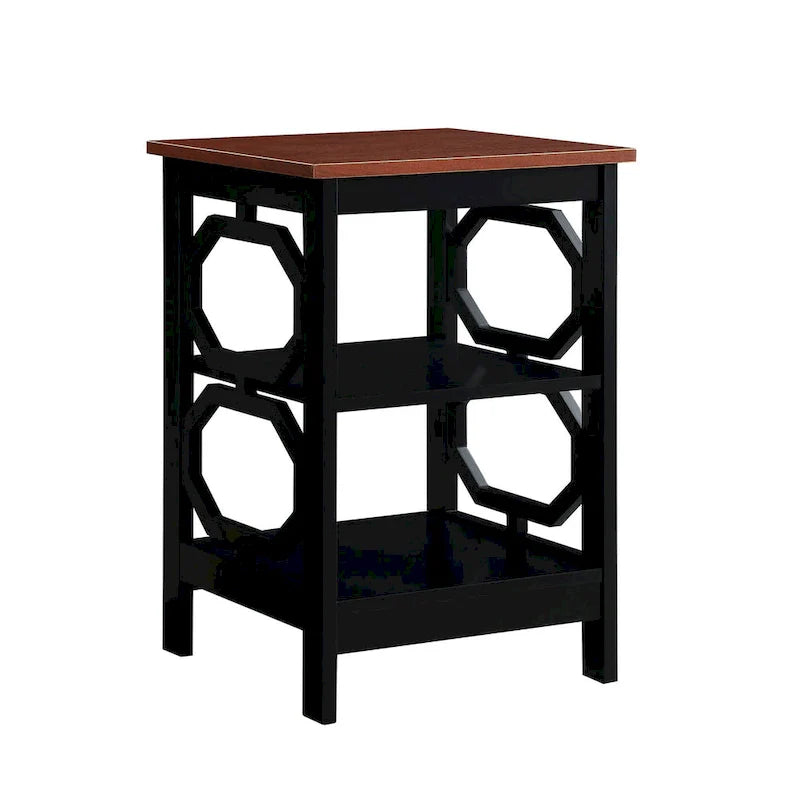 Table d'appoint avec étagères Omega de Convenience Concepts