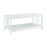 Table Basse Mission avec Étagère Convenience Concepts