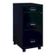Space Solutions Classeur mobile noir 3 tiroirs