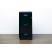 Space Solutions Classeur mobile noir 3 tiroirs