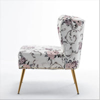 Chaise basse rembourrée en microfibre Friant 25W
