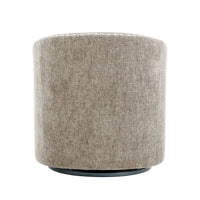 Fauteuil d'appoint pivotant Porthos Home Wesa en tissu capitonné
