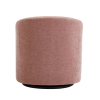 Fauteuil d'appoint pivotant Porthos Home Wesa en tissu capitonné
