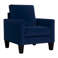 Fauteuil Ally en polyester de style Mid-Century