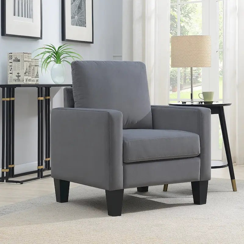 Fauteuil Ally en polyester de style Mid-Century
