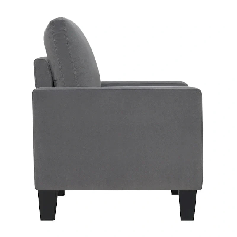 Fauteuil Ally en polyester de style Mid-Century