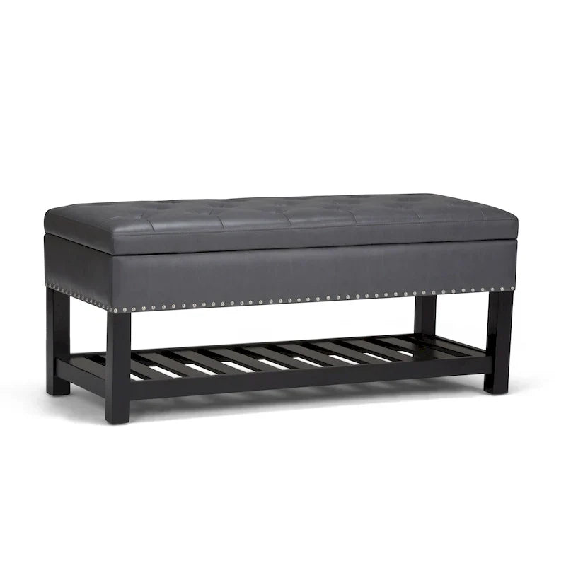 Banc ottoman rectangulaire WYNDENHALL Riley de 43 po de large - 43 L x 17 P x 19 H