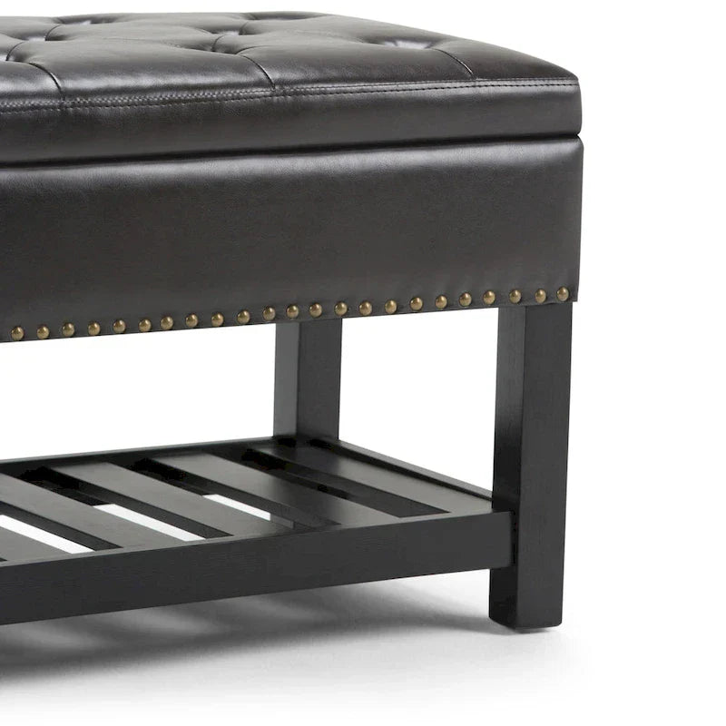 Banc ottoman rectangulaire WYNDENHALL Riley de 43 po de large - 43 L x 17 P x 19 H
