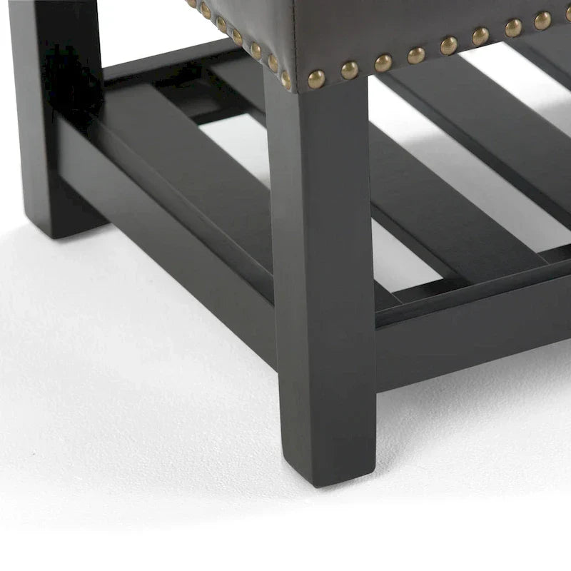 Banc ottoman rectangulaire WYNDENHALL Riley de 43 po de large - 43 L x 17 P x 19 H
