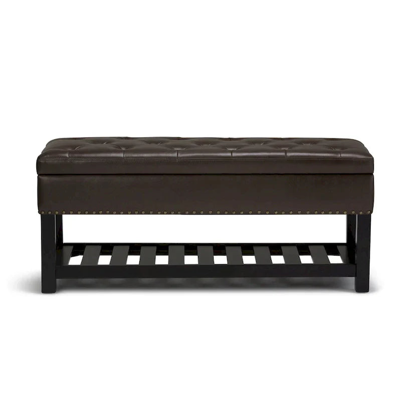 Banc ottoman rectangulaire WYNDENHALL Riley de 43 po de large - 43 L x 17 P x 19 H