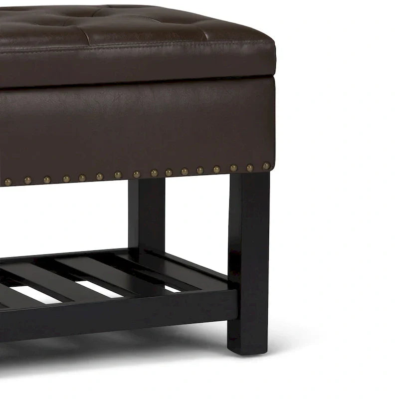 Banc ottoman rectangulaire WYNDENHALL Riley de 43 po de large - 43 L x 17 P x 19 H
