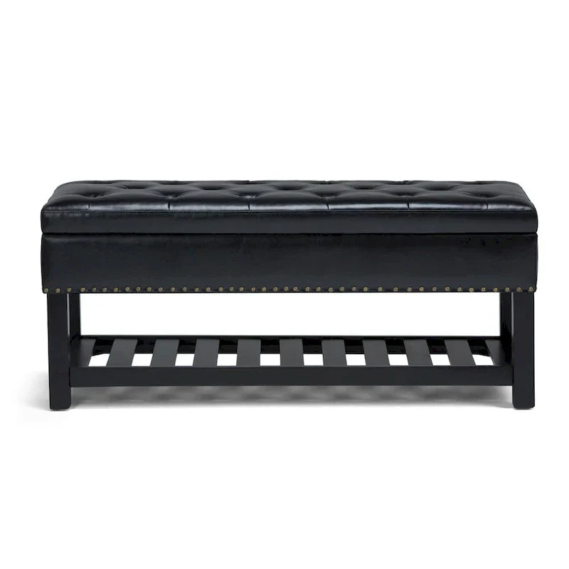 Banc ottoman rectangulaire WYNDENHALL Riley de 43 po de large - 43 L x 17 P x 19 H