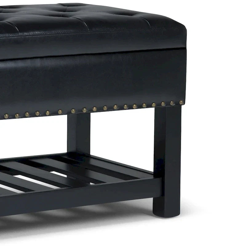 Banc ottoman rectangulaire WYNDENHALL Riley de 43 po de large - 43 L x 17 P x 19 H
