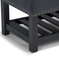 Banc ottoman rectangulaire WYNDENHALL Riley de 43 po de large - 43 L x 17 P x 19 H