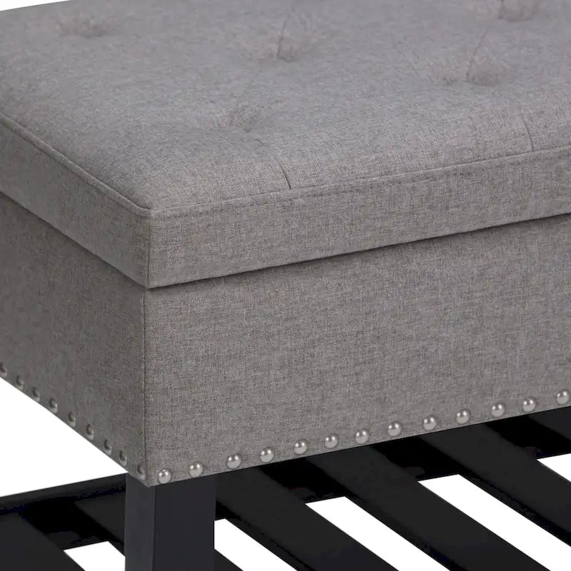 Banc ottoman rectangulaire WYNDENHALL Riley de 43 po de large - 43 L x 17 P x 19 H