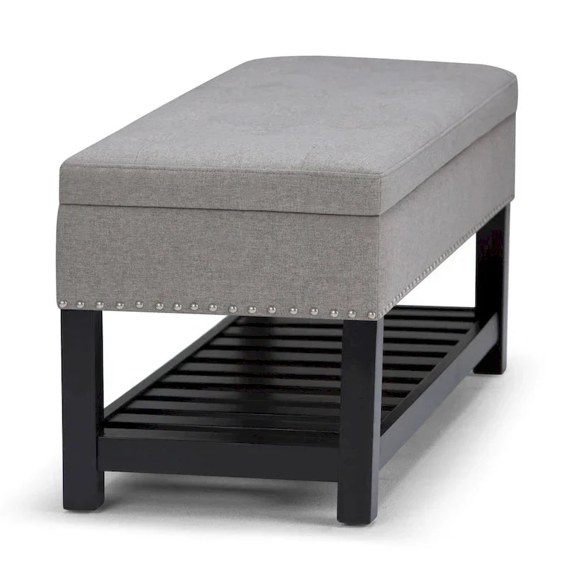 Banc ottoman rectangulaire WYNDENHALL Riley de 43 po de large - 43 L x 17 P x 19 H