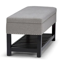 Banc ottoman rectangulaire WYNDENHALL Riley de 43 po de large - 43 L x 17 P x 19 H