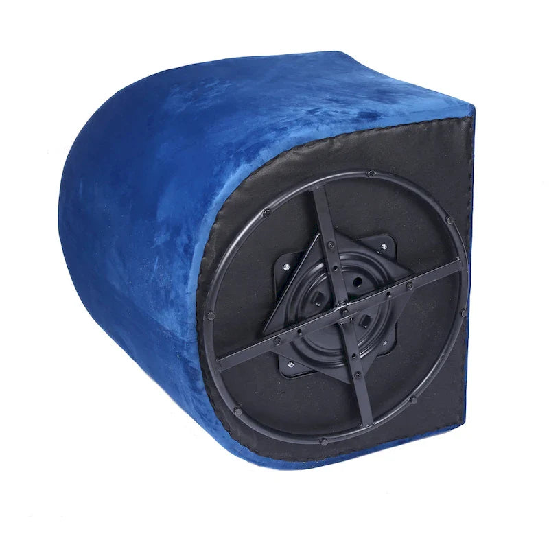 Fauteuil de club pivotant d'appoint en velours Junsele Carson Carrington