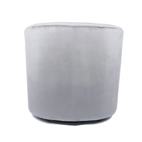 Fauteuil de club pivotant d'appoint en velours Junsele Carson Carrington