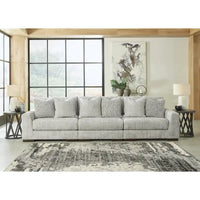 Signature Design by Ashley Regent Park Canapé 3 pièces étain - 137L x 44P x 39H