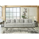 Signature Design by Ashley Regent Park Canapé 3 pièces étain - 137L x 44P x 39H