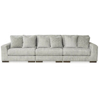 Signature Design by Ashley Regent Park Canapé 3 pièces étain - 137L x 44P x 39H