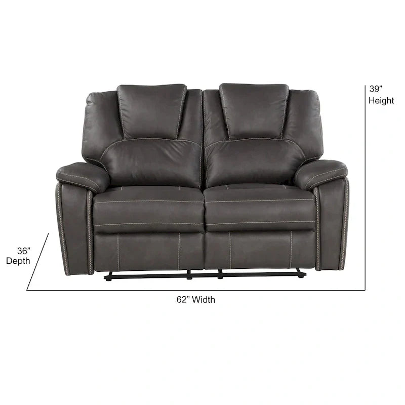 Ensemble Inclinable 3 Pièces Steve Silver Kameryn en Similicuir