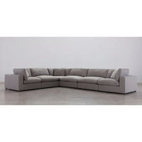 Canapé Sectionnel Modulable 6 Pièces Roundhill Furniture Rivas Garni de Plumes