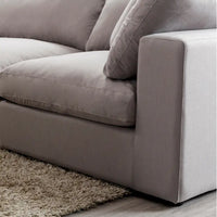 Canapé Sectionnel Modulable 6 Pièces Roundhill Furniture Rivas Garni de Plumes