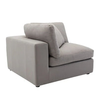 Canapé Sectionnel Modulable 6 Pièces Roundhill Furniture Rivas Garni de Plumes