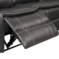 Canapé Sectionnel Inclinable Transitionnel Furniture of America Sory en Similicuir