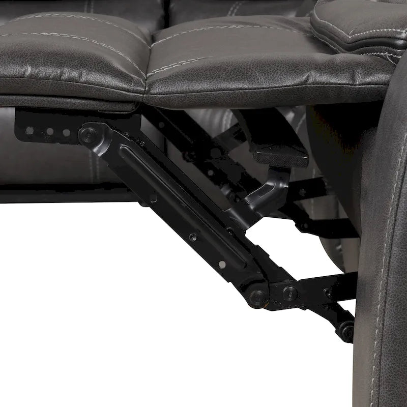 Canapé Sectionnel Inclinable Transitionnel Furniture of America Sory en Similicuir