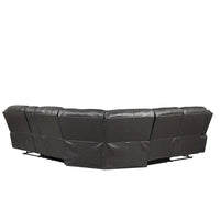 Canapé Sectionnel Inclinable Transitionnel Furniture of America Sory en Similicuir