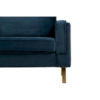 Fauteuil en velours vert avec pieds finition dorée