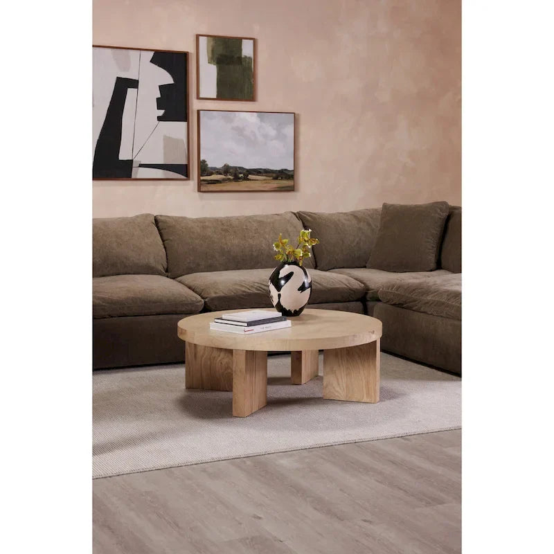 Élément Sectionnel Modulable Moderne Aurelle Home Corbin - Fauteuil Bas
