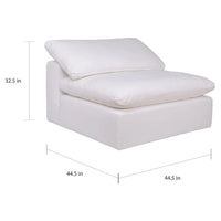 Élément Sectionnel Modulable Moderne Aurelle Home Corbin - Fauteuil Bas