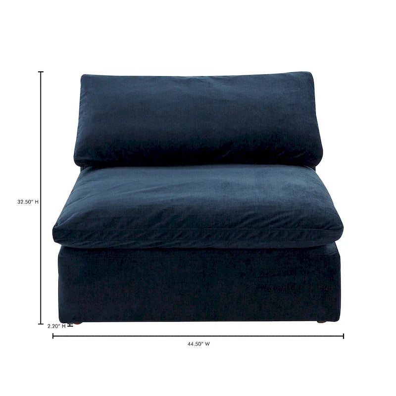 Élément Sectionnel Modulable Moderne Aurelle Home Corbin - Fauteuil Bas